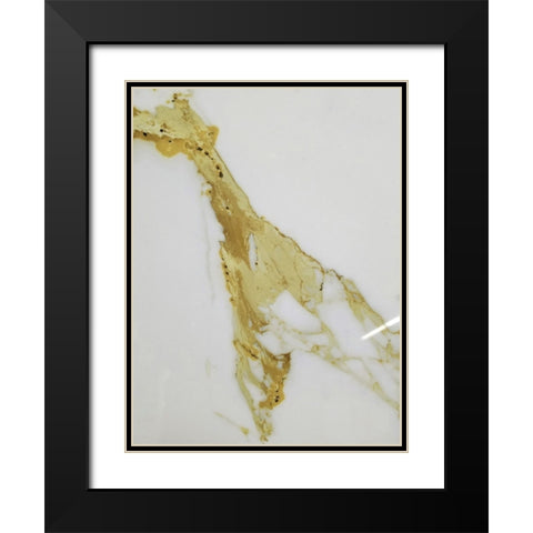 Tribe Gold Black Modern Wood Framed Art Print with Double Matting by Phillip, Jamie