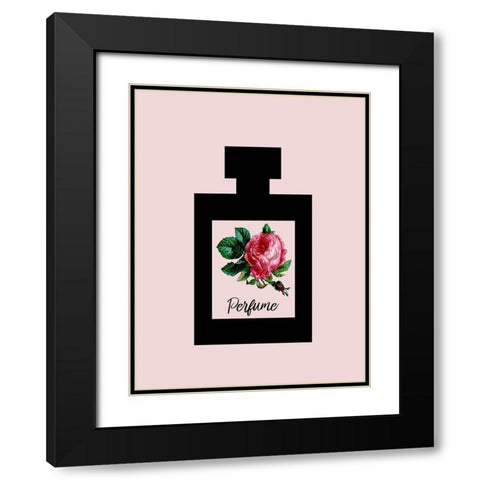 Perfume Black Modern Wood Framed Art Print with Double Matting by Phillip, Jamie