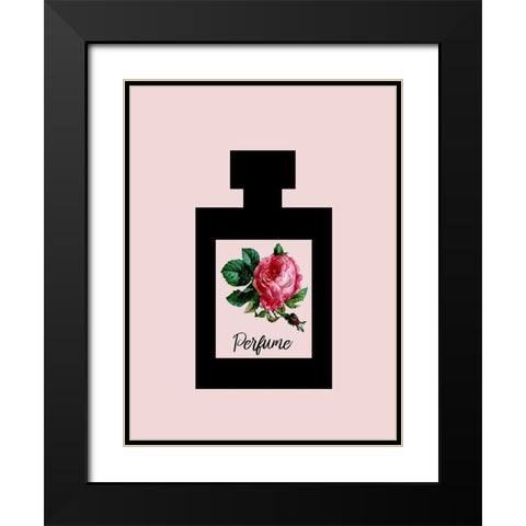 Perfume Black Modern Wood Framed Art Print with Double Matting by Phillip, Jamie