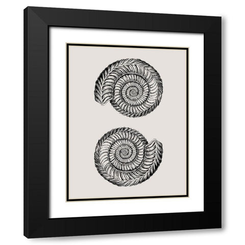 Vintage Ocean Black Modern Wood Framed Art Print with Double Matting by Phillip, Jamie