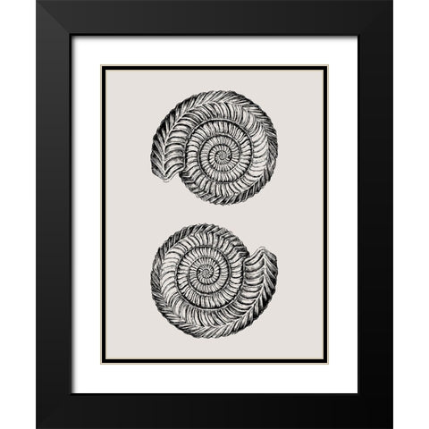 Vintage Ocean Black Modern Wood Framed Art Print with Double Matting by Phillip, Jamie