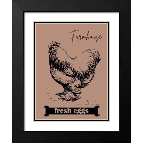 Farmhouse Black Modern Wood Framed Art Print with Double Matting by Phillip, Jamie