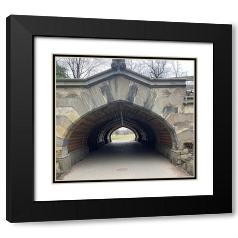 Prospect Tunnel 2 Black Modern Wood Framed Art Print with Double Matting by Phillip, Jamie