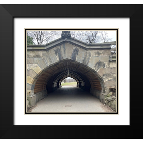 Prospect Tunnel 2 Black Modern Wood Framed Art Print with Double Matting by Phillip, Jamie