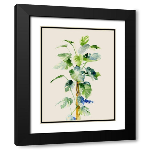 Balancing Act Black Modern Wood Framed Art Print with Double Matting by Urban Road