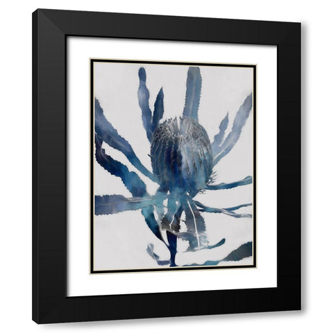 From the Ashes I Black Modern Wood Framed Art Print with Double Matting by Urban Road