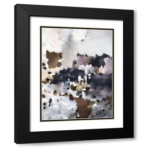 Cookies and Cream Black Modern Wood Framed Art Print with Double Matting by Urban Road