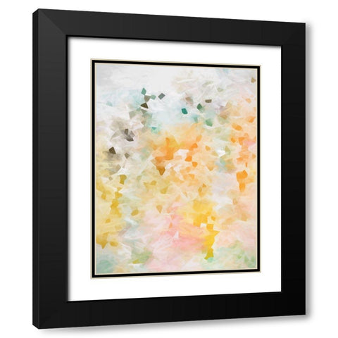 Daffodils Black Modern Wood Framed Art Print with Double Matting by Urban Road