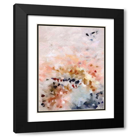 Diamond In The Rough Black Modern Wood Framed Art Print with Double Matting by Urban Road