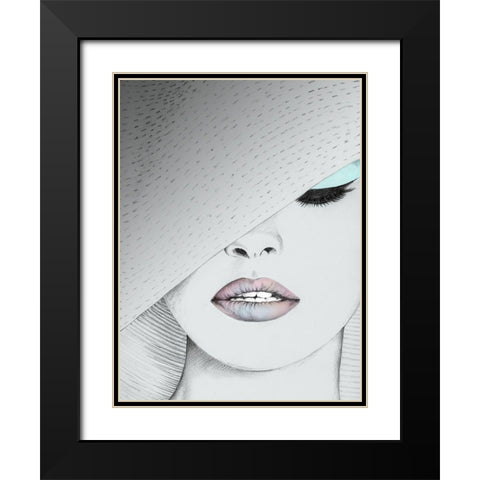 Urbane-Silver Black Modern Wood Framed Art Print with Double Matting by Urban Road