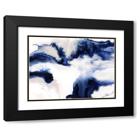 Seafoam Black Modern Wood Framed Art Print with Double Matting by Urban Road