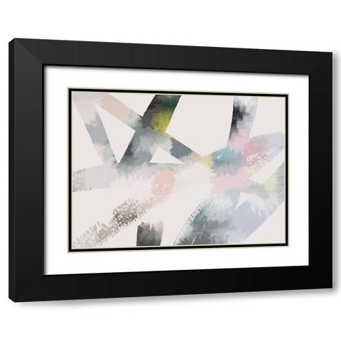 White Space Black Modern Wood Framed Art Print with Double Matting by Urban Road