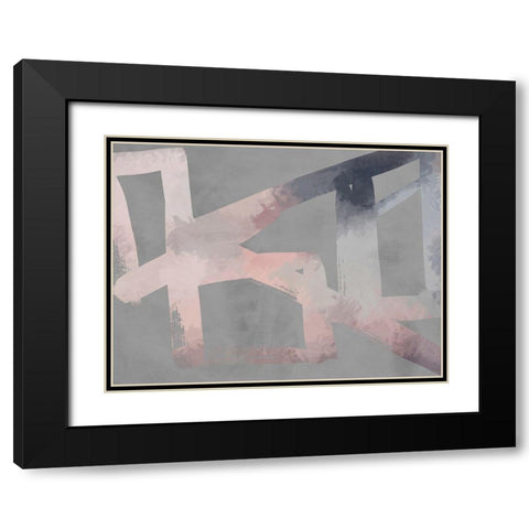 Etched Black Modern Wood Framed Art Print with Double Matting by Urban Road