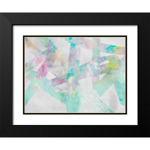 Popsicle Black Modern Wood Framed Art Print with Double Matting by Urban Road