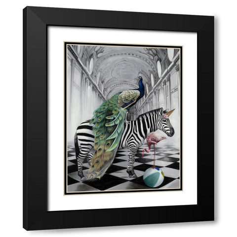 In Wonderland  Black Modern Wood Framed Art Print with Double Matting by Urban Road