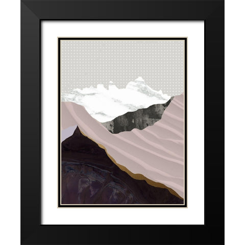 Moving Mountains I  Black Modern Wood Framed Art Print with Double Matting by Urban Road