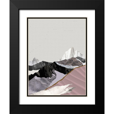 Moving Mountains II  Black Modern Wood Framed Art Print with Double Matting by Urban Road