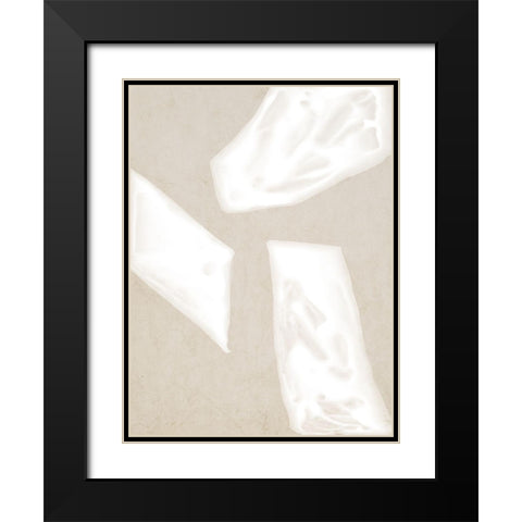 Blanc Spaces III  Black Modern Wood Framed Art Print with Double Matting by Urban Road