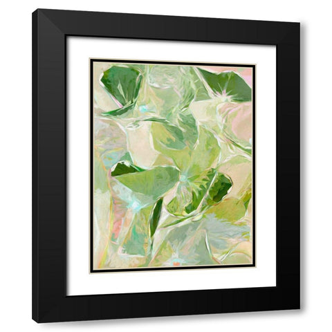 Oakleaf I  Black Modern Wood Framed Art Print with Double Matting by Urban Road