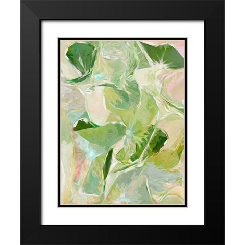 Oakleaf I  Black Modern Wood Framed Art Print with Double Matting by Urban Road