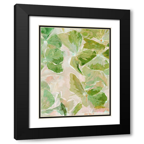 Oakleaf II  Black Modern Wood Framed Art Print with Double Matting by Urban Road