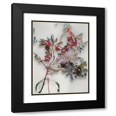 Winter Posy I  Black Modern Wood Framed Art Print with Double Matting by Urban Road