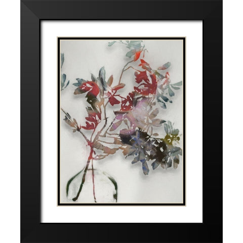 Winter Posy I  Black Modern Wood Framed Art Print with Double Matting by Urban Road