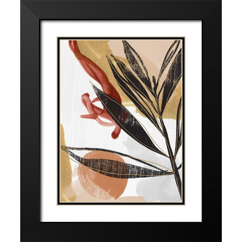Botanique I  Black Modern Wood Framed Art Print with Double Matting by Urban Road