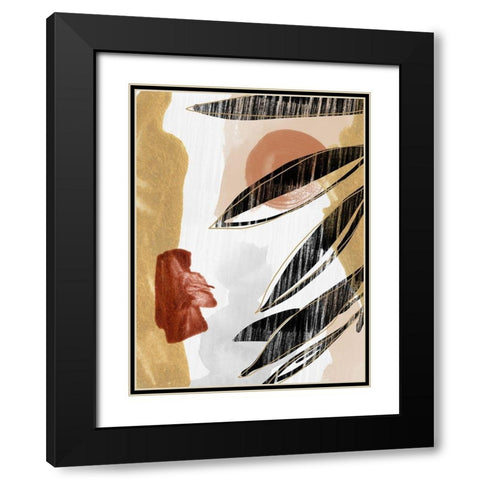 Botanique II  Black Modern Wood Framed Art Print with Double Matting by Urban Road