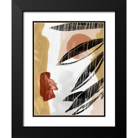 Botanique II  Black Modern Wood Framed Art Print with Double Matting by Urban Road