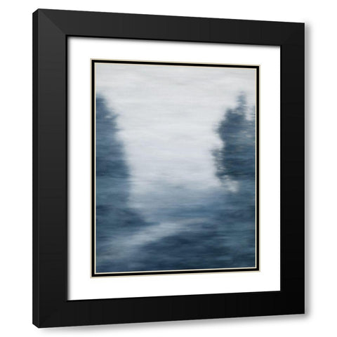 Enchanted Forest Black Modern Wood Framed Art Print with Double Matting by Urban Road