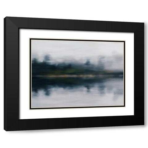 Upon Reflection  Black Modern Wood Framed Art Print with Double Matting by Urban Road