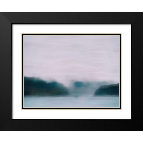 Lilac Sky  Black Modern Wood Framed Art Print with Double Matting by Urban Road