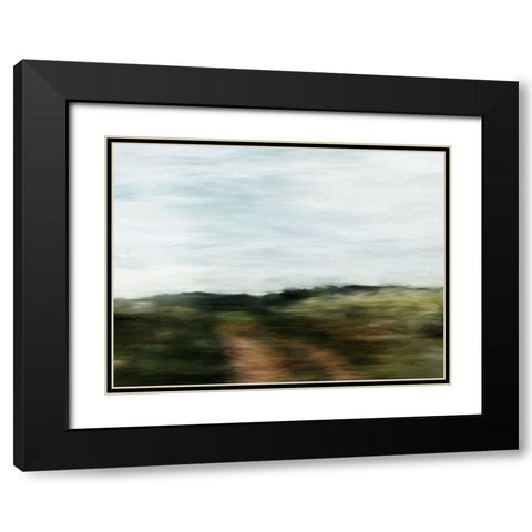 Out West  Black Modern Wood Framed Art Print with Double Matting by Urban Road