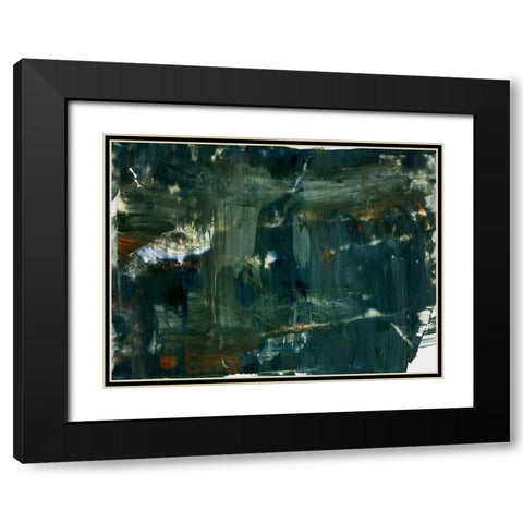 Brokenwood  Black Modern Wood Framed Art Print with Double Matting by Urban Road