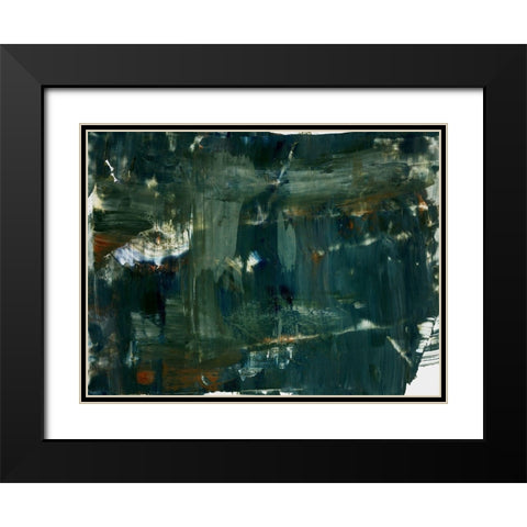 Brokenwood  Black Modern Wood Framed Art Print with Double Matting by Urban Road