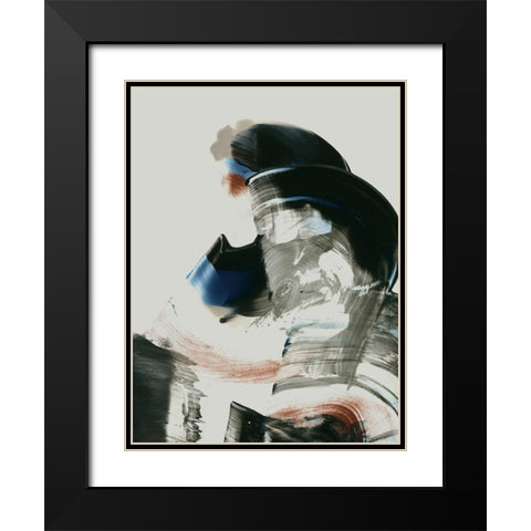 Lovedale  Black Modern Wood Framed Art Print with Double Matting by Urban Road