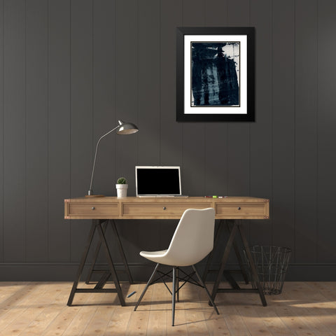 Gralyn  Black Modern Wood Framed Art Print with Double Matting by Urban Road