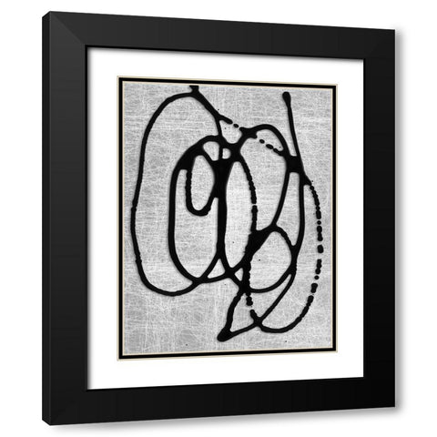 Duality I  Black Modern Wood Framed Art Print with Double Matting by Urban Road