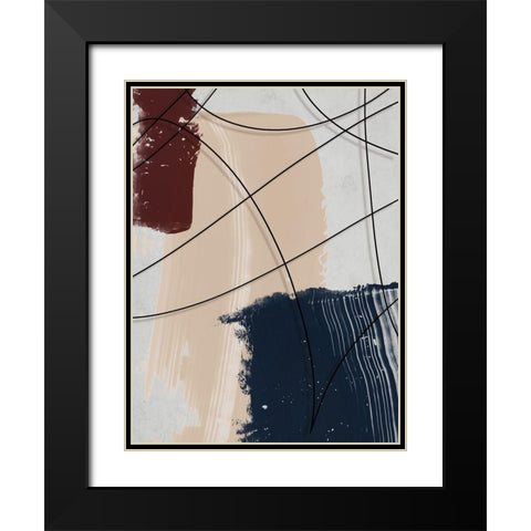 French Quarter I  Black Modern Wood Framed Art Print with Double Matting by Urban Road