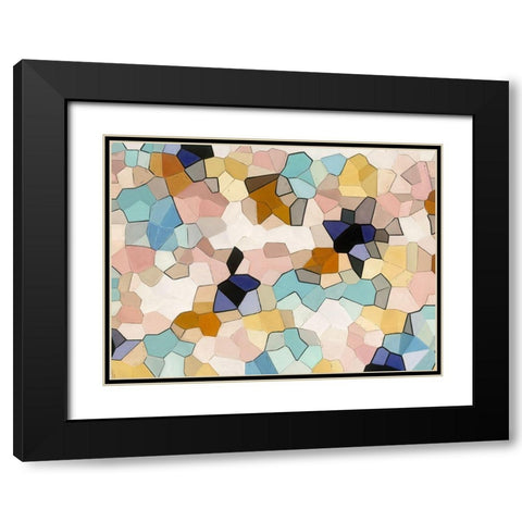 Morocco Black Modern Wood Framed Art Print with Double Matting by Urban Road