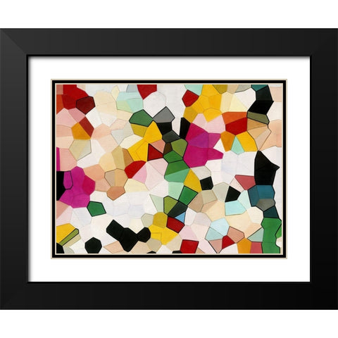 Candy Black Modern Wood Framed Art Print with Double Matting by Urban Road