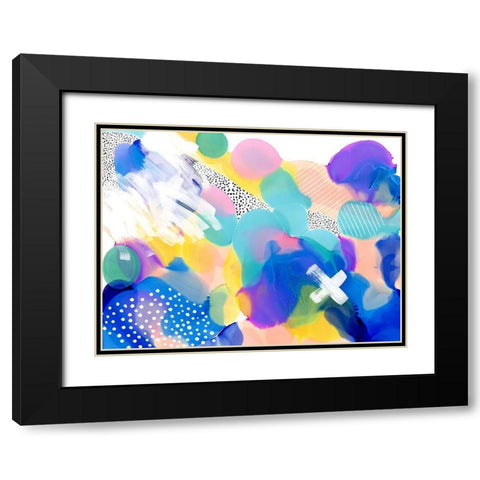 Little Hartley Black Modern Wood Framed Art Print with Double Matting by Urban Road