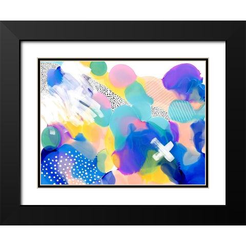 Little Hartley Black Modern Wood Framed Art Print with Double Matting by Urban Road