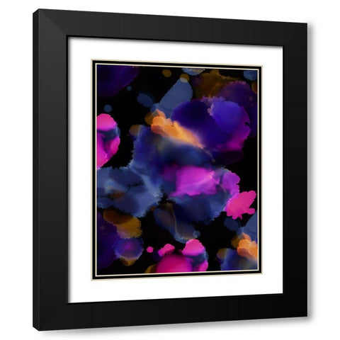 Dancing In The Rain Black Modern Wood Framed Art Print with Double Matting by Urban Road
