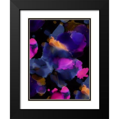 Dancing In The Rain Black Modern Wood Framed Art Print with Double Matting by Urban Road