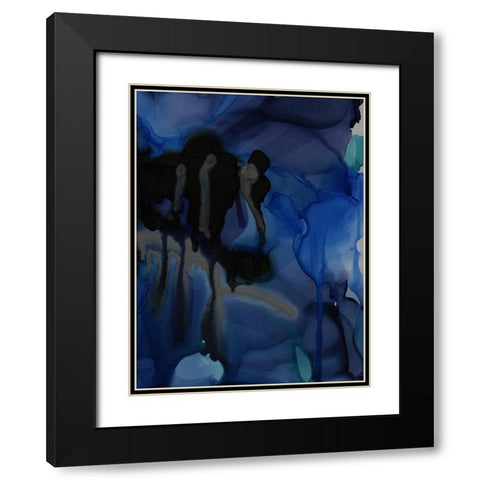 Black Beauty Black Modern Wood Framed Art Print with Double Matting by Urban Road