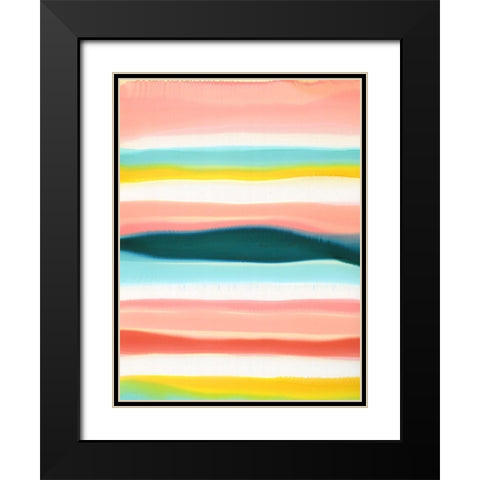 Island Home Black Modern Wood Framed Art Print with Double Matting by Urban Road