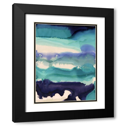 Touch The Sky Black Modern Wood Framed Art Print with Double Matting by Urban Road