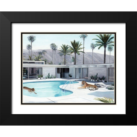 Go Wild Art Print Black Modern Wood Framed Art Print with Double Matting by Urban Road